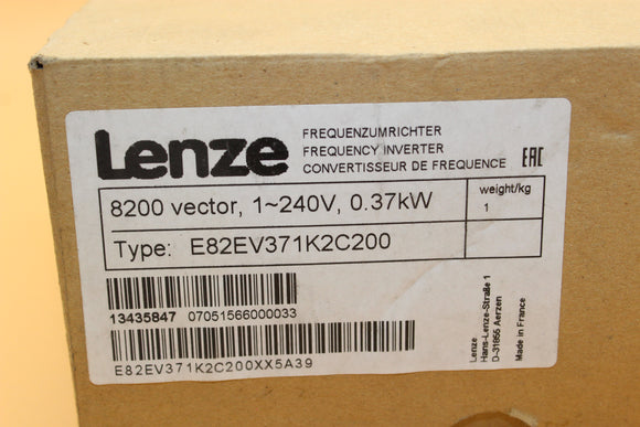 New | LENZE | E82EV371K2C200 |