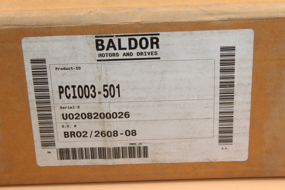 New | BALDOR | PCI003-501 |
