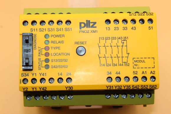 PREOWNED | PILZ | PNOZ XM1 24VDC 4N$O 1N$C 2SC |