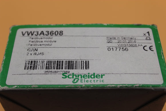New | Schneider Electric | VW3A3608 | SCHNEIDER  VW3A3608   PROFINET FIELDBUS MODULE CAN 2XRJ45