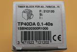 New | ABB | 1SBN020300R1000 | ABB TP40DA 0.1-40S TIMER BLOCK FOR A9…75/B9…75