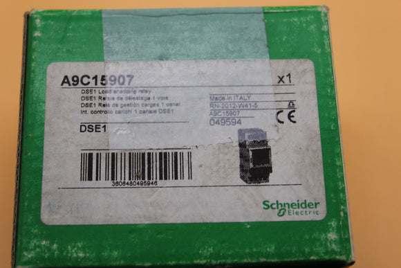 New | Schneider Electric | A9C15907 | SCHNEIDER A9C15907 DSE1 LOAD SHEDDING RELAY