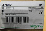 New | Schneider Electric | MICROLOGIC 5.0E 47602 | SCHNEIDER MICROLOGIC 5.0E 47602