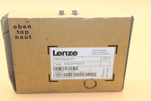 New Sealed Box | Lenze | E82ZAFPC010  | LENZE PROFIBUS PT E82ZAFPC010