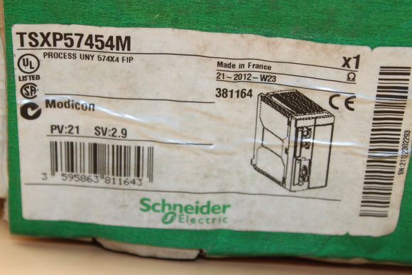 New | Schneider Electric | TSXP57454M | SCHNEIDER  TSXP57454M PROCESS UNY 574X4  FIP