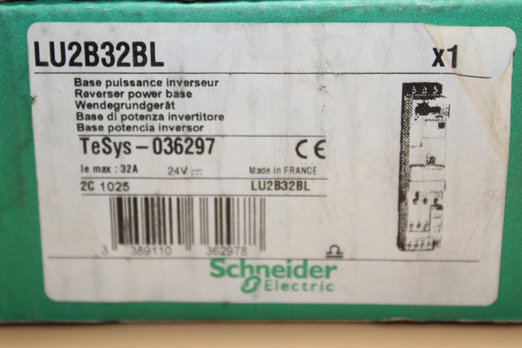 New Sealed Box | Schneider Electric | LU2B32BL | SCHNEIDER   LU2B32BL  REVERSER POWER BASE