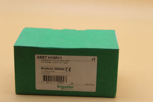 New | Schneider Electric | ABE7 H16R11 | SCHNEIDER ELECTRIC    ABE7 H16R11 WIRING BASE WITH 1 T BLOCK PER CHANNEL MODICON 054494