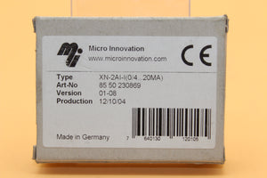 New | MICRO INNOVATION AG | XN-2AI-I(0/4..20MA)