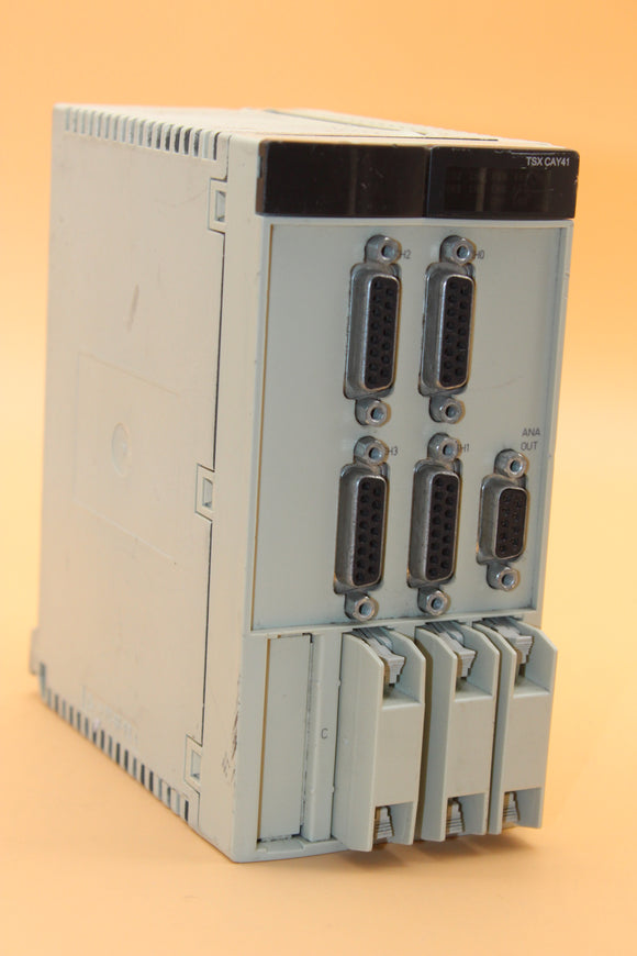 Pre-Owned | Schneider Electric | TSXCAY41 | SCHNEIDER ELECTRIC  TSXCAY41   4 AXIS ANA MOTION CONTROLLER
