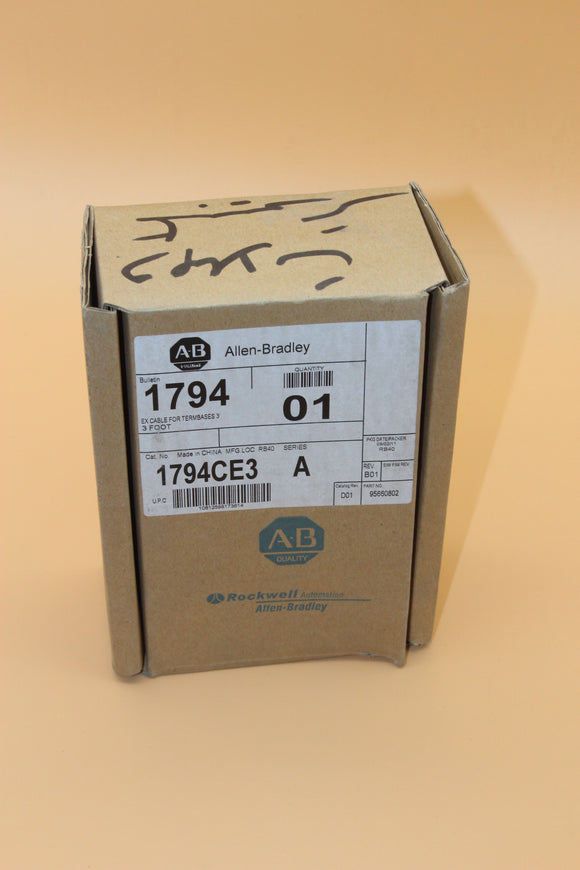 New | Allen-Bradley | 1794CE3 | EX CABLE FOR TERMBASE3  3 FOOT