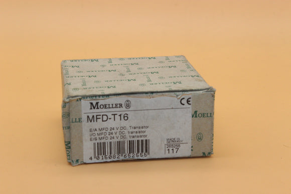 New | MOELLER | MFD-T16 | MOELLER   MFD-T16   E/A MFD 24 VDC TRANSISTOR