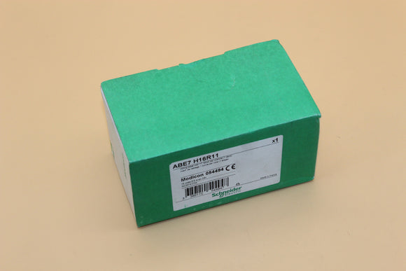 New | Schneider Electric | ABE7 H16R11 |  WIRING BASE WITH 1T BLOCK PER CHANNEL