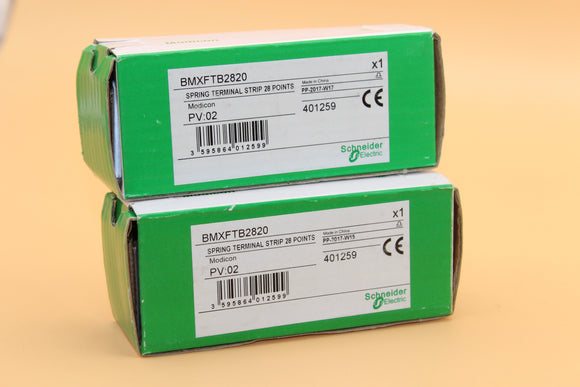 New | Schneider Electric | BMXFTB2820 | SCHNEIDER  BMXFTB2820  SPRING TERMINAL STRIP 28 POINTS