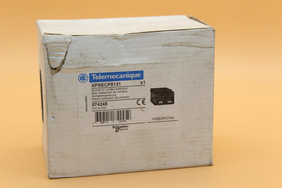 New | Schneider Electric | XPSECP5131 | MODULE FOR CONTACT EXTENSION 24V AC/DC