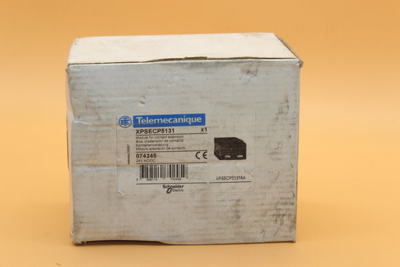New | Schneider Electric | XPSECP5131 | MODULE FOR CONTACT EXTENSION 24V AC/DC
