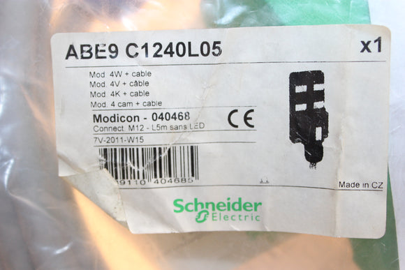 New | Schneider Electric | ABE9 C1240L05 | ABE9 C1240L05 / ABE9C1240L05  MOD 4W+ CABLE