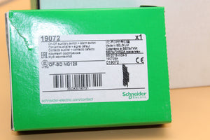 New| SCHNEIDER ELECTRIC| 19072 OF-SD NG125 |  19072 OF-SD NG125 ON OFF AUXILIARY SWITCH + ALARM SWITCH